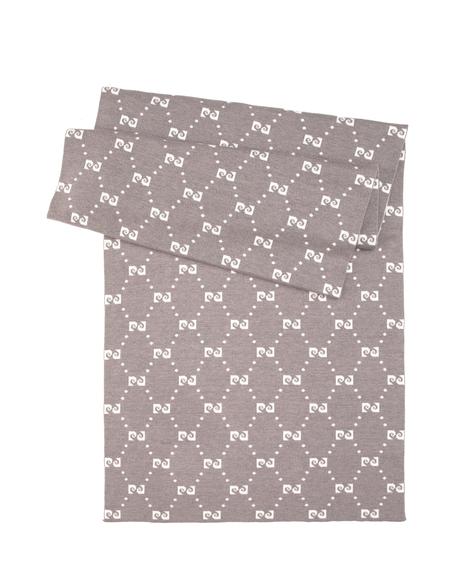 Gri Melanj Desenli Kaşkol - 50317737002