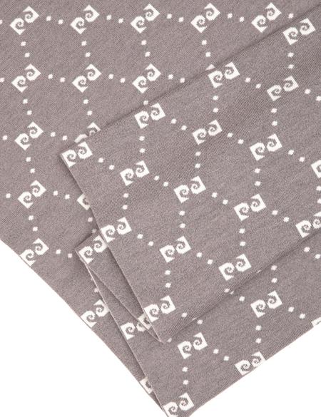 Gri Melanj Desenli Kaşkol - 50317737002