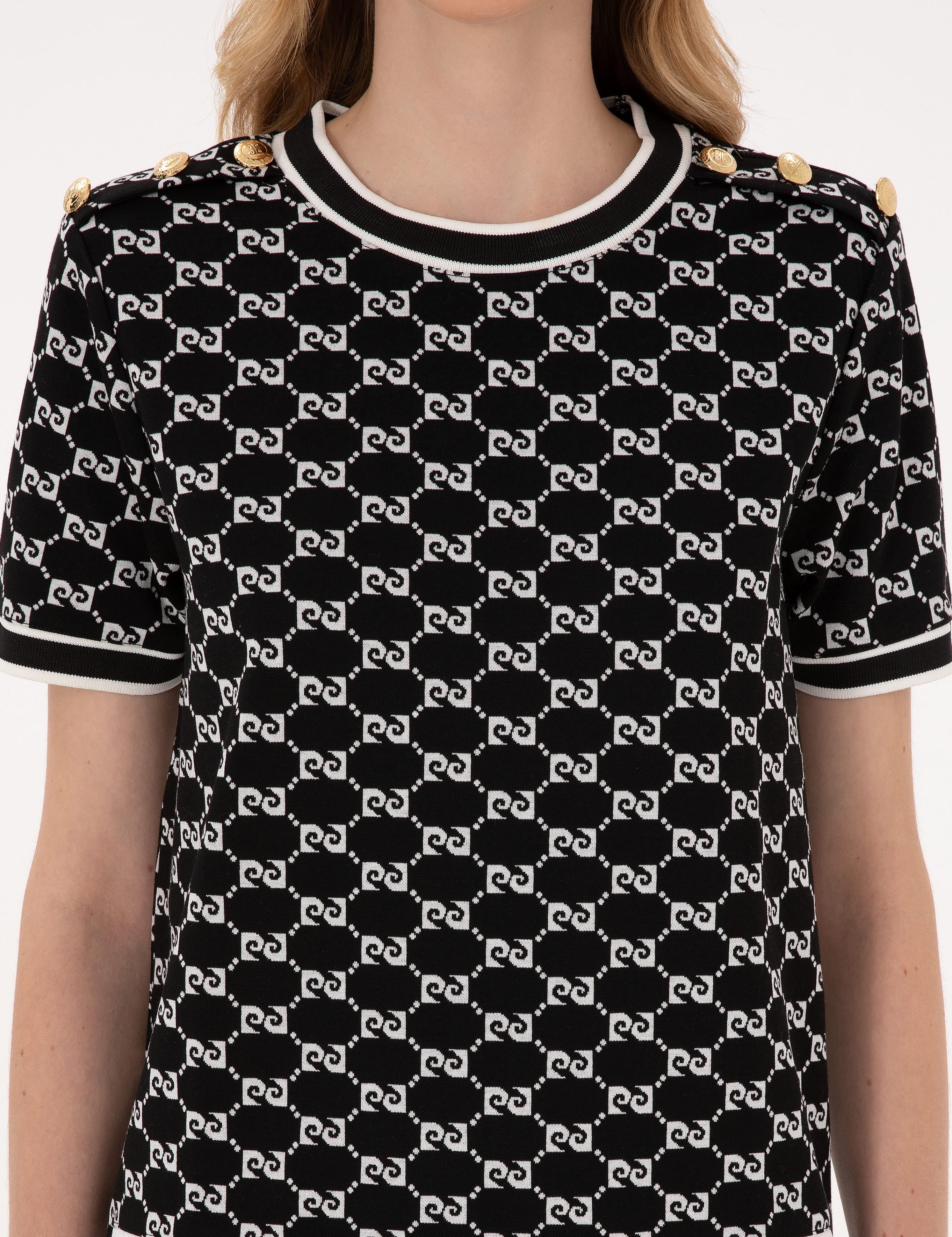 Siyah A Kesim Örme Elbise