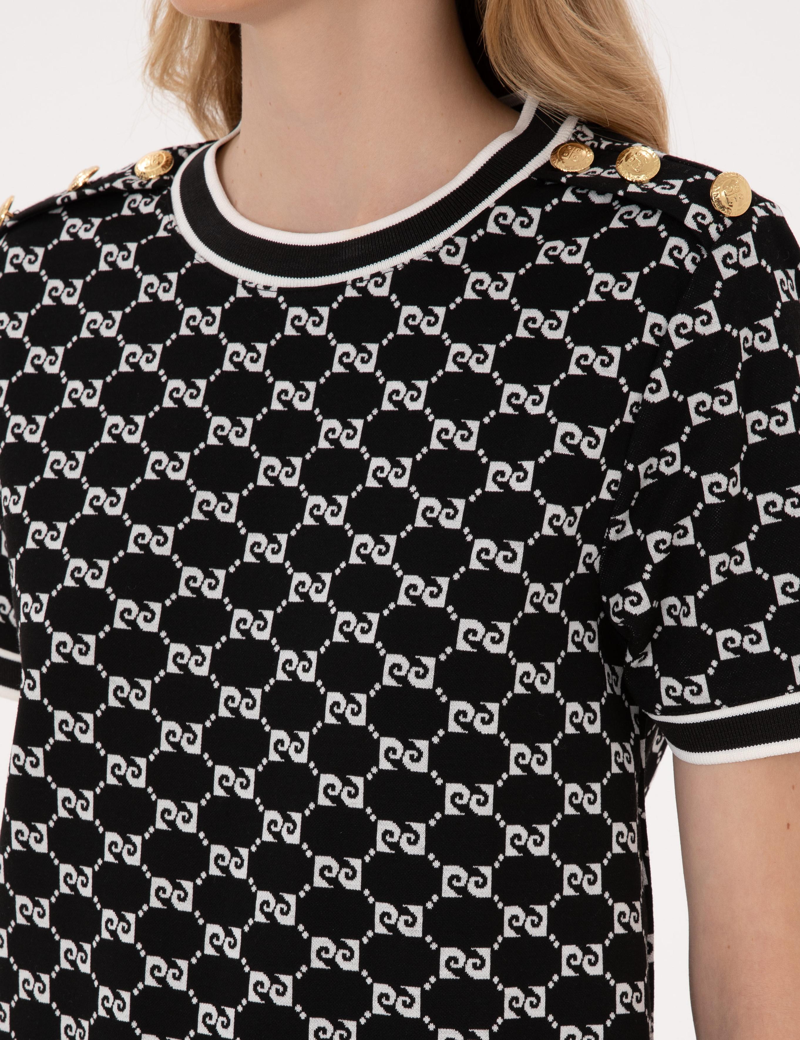 Siyah A Kesim Örme Elbise