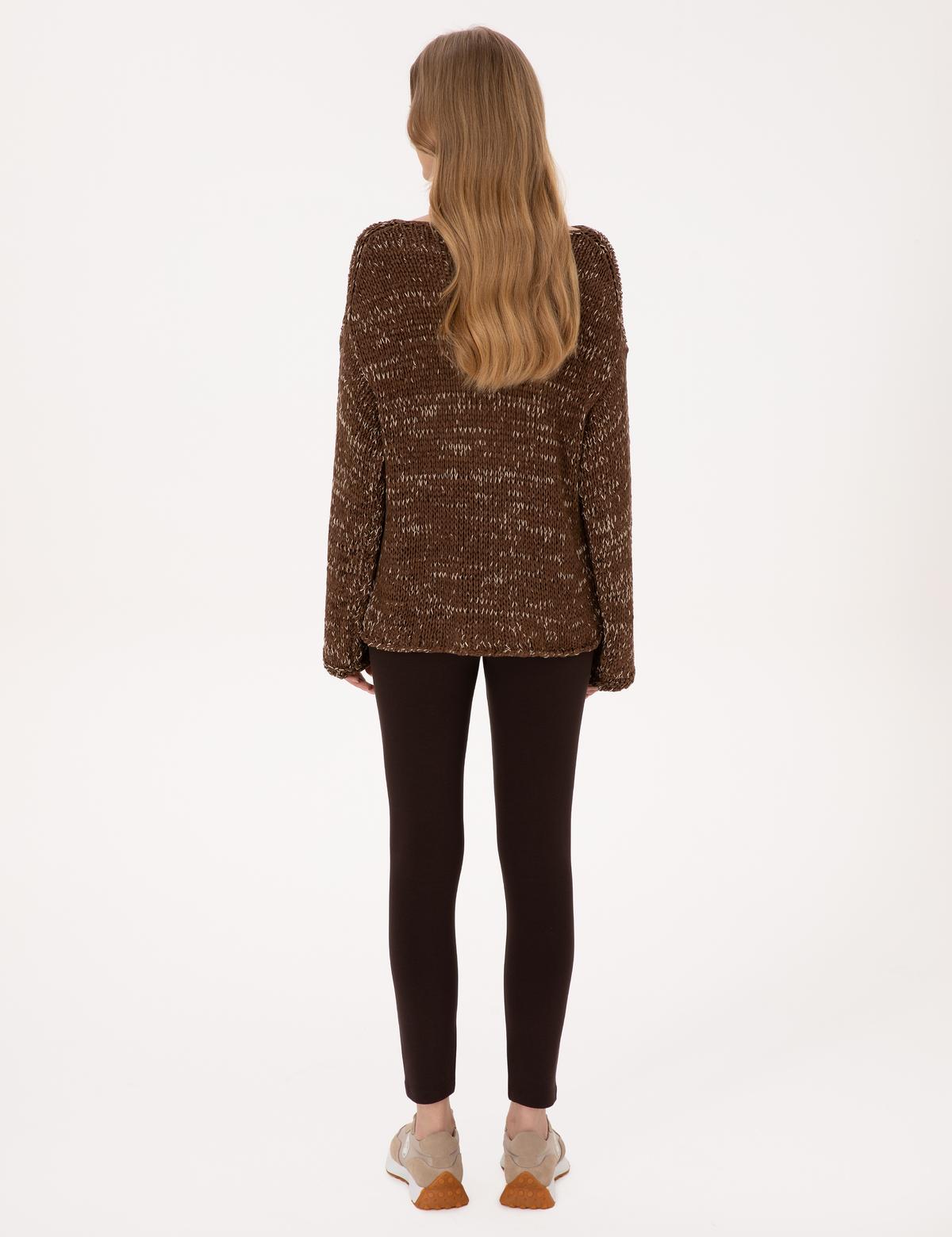 Kahverengi Slim Fit Tayt - 50309151020