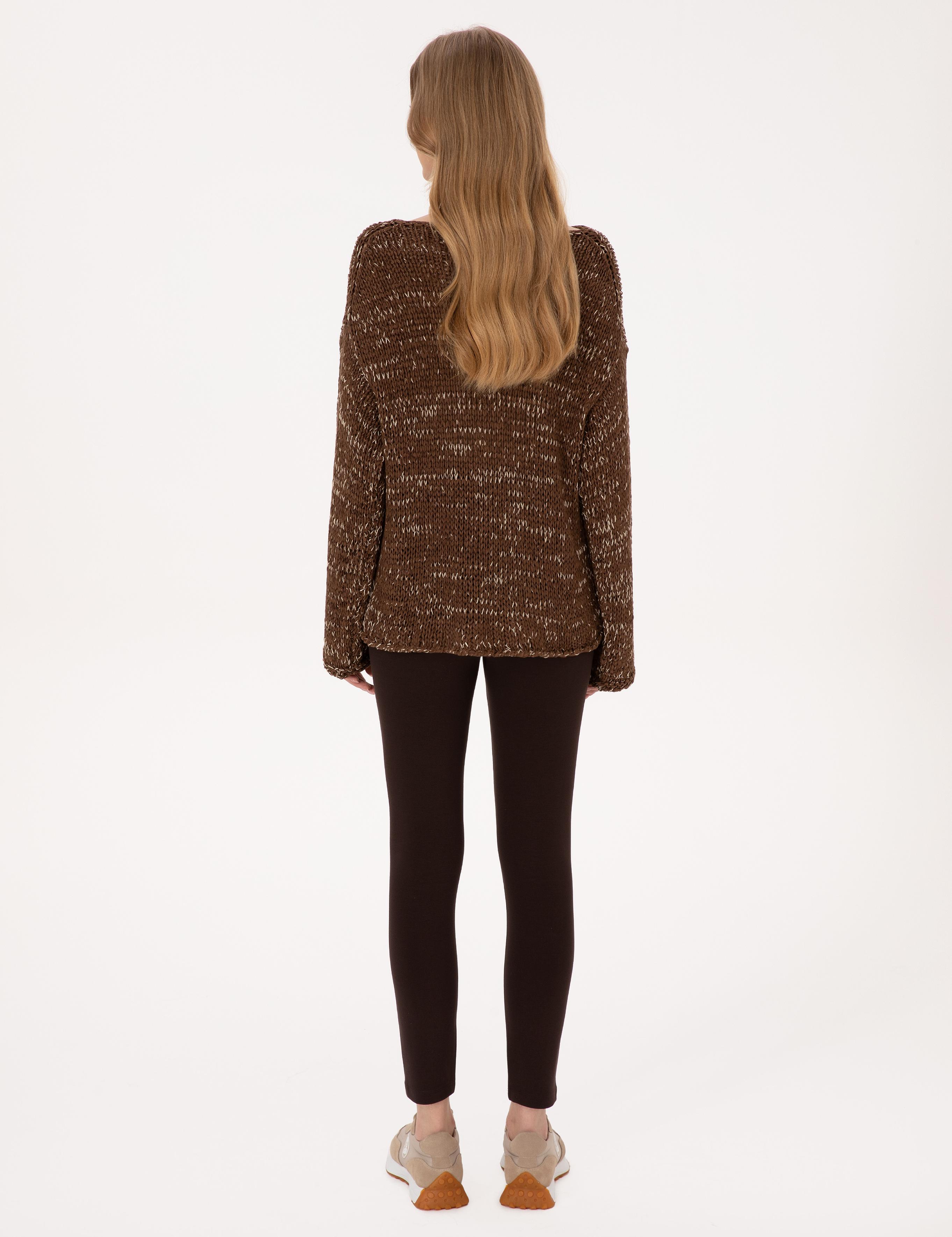 Kahverengi Slim Fit Tayt