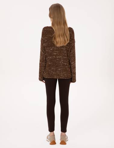 Kahverengi Slim Fit Tayt