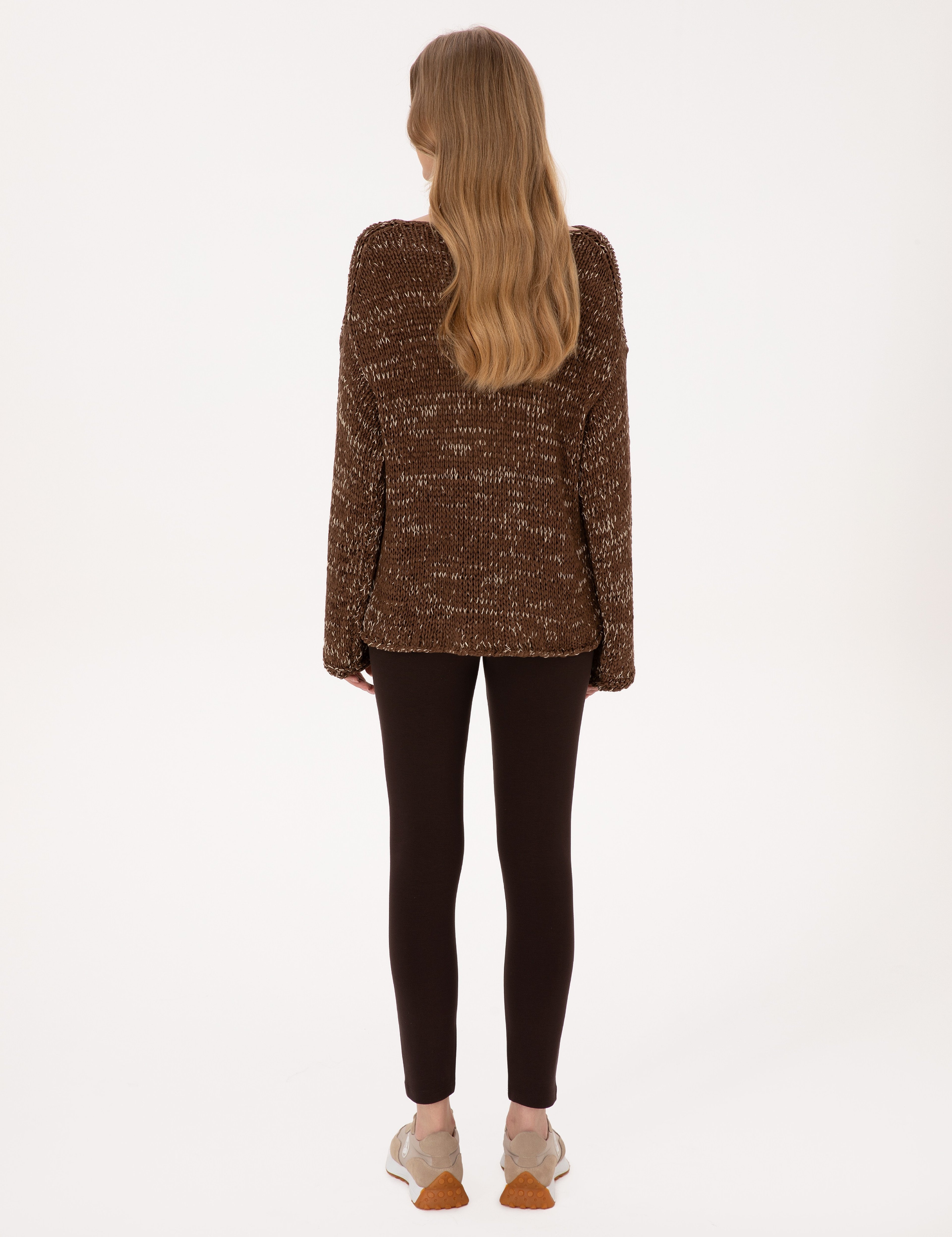 Kahverengi Slim Fit Tayt - Image 4