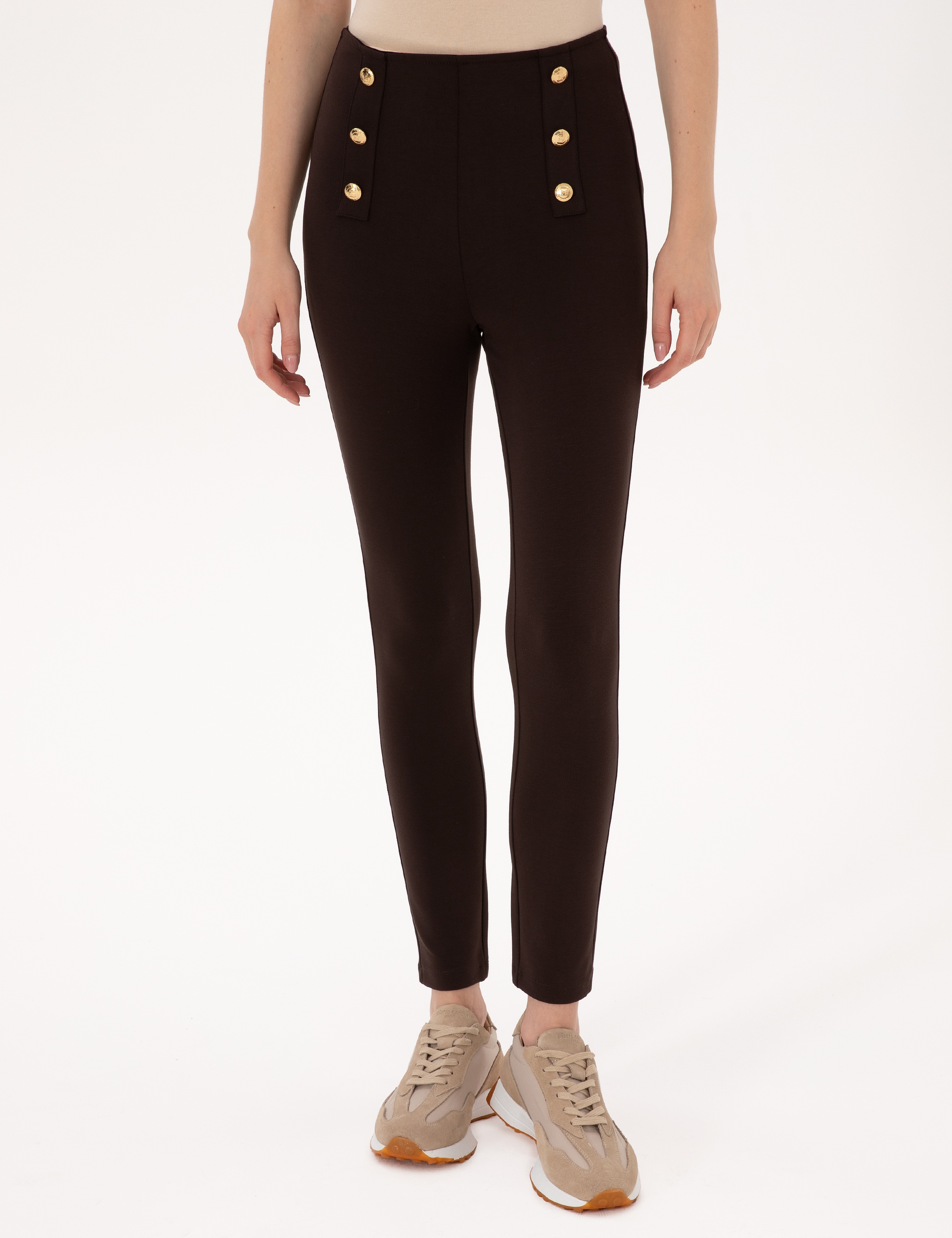 Kahverengi Slim Fit Tayt - Image 2