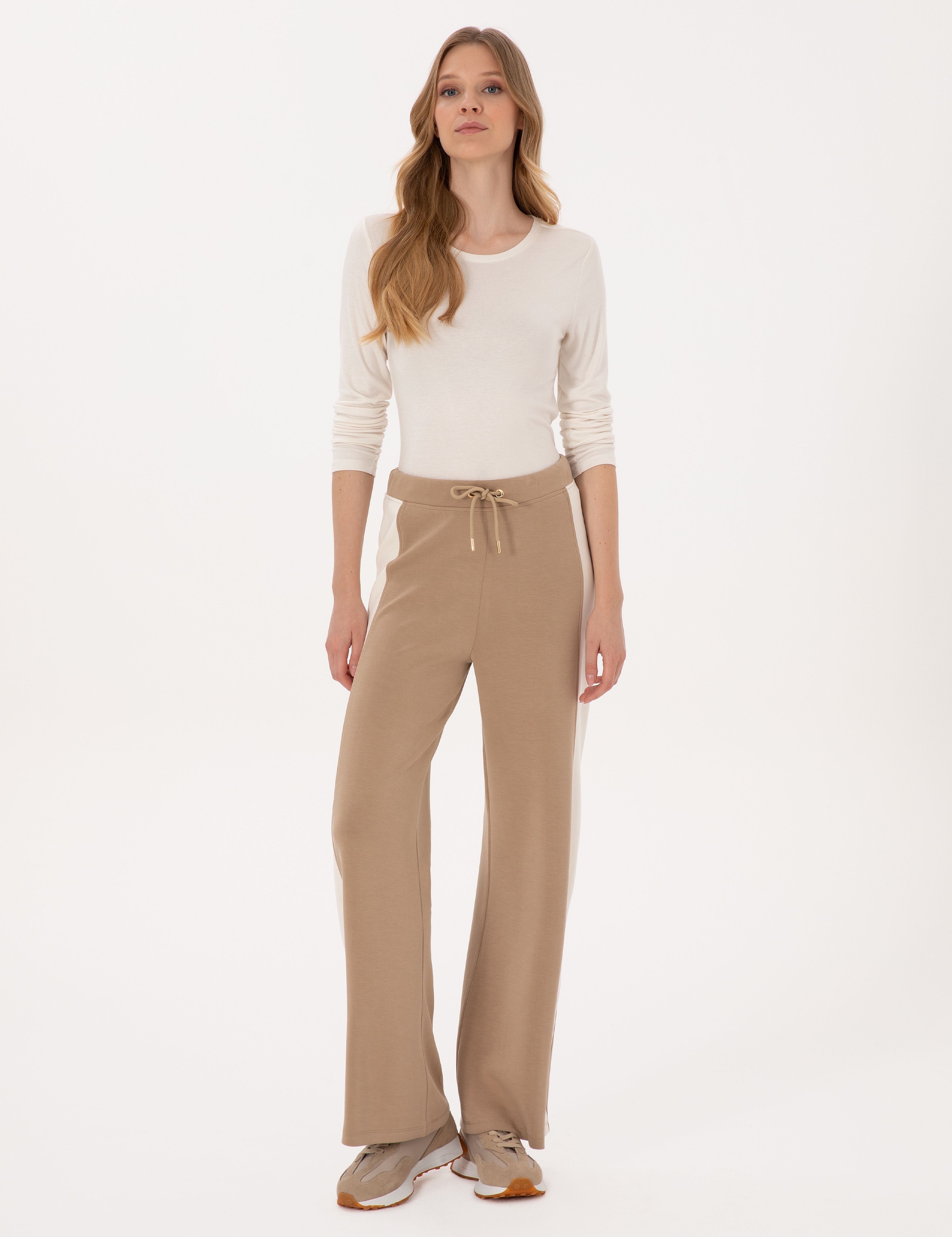 Bej Flare Fit Eşofman Altı - Image 3