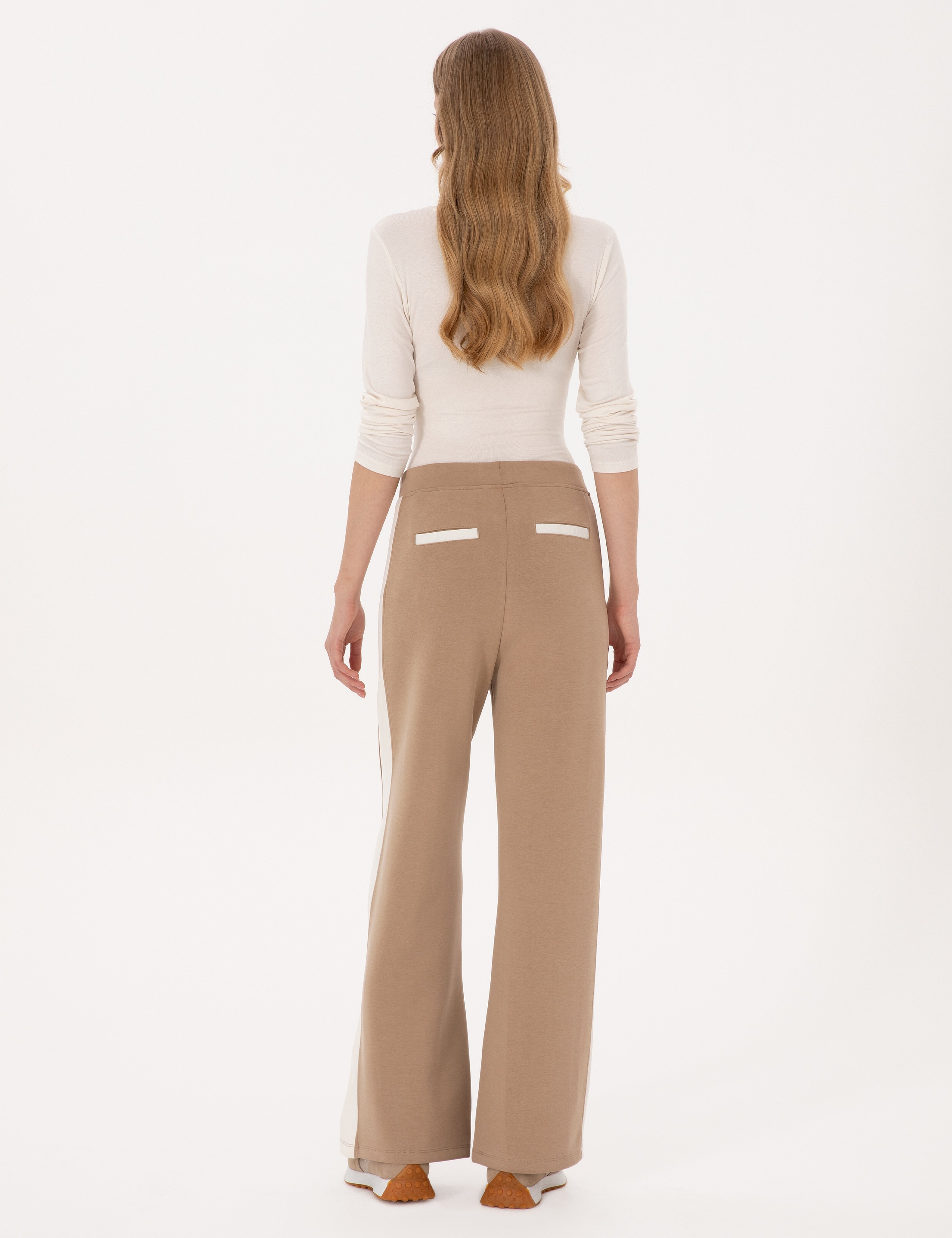 Bej Flare Fit Eşofman Altı - Image 4