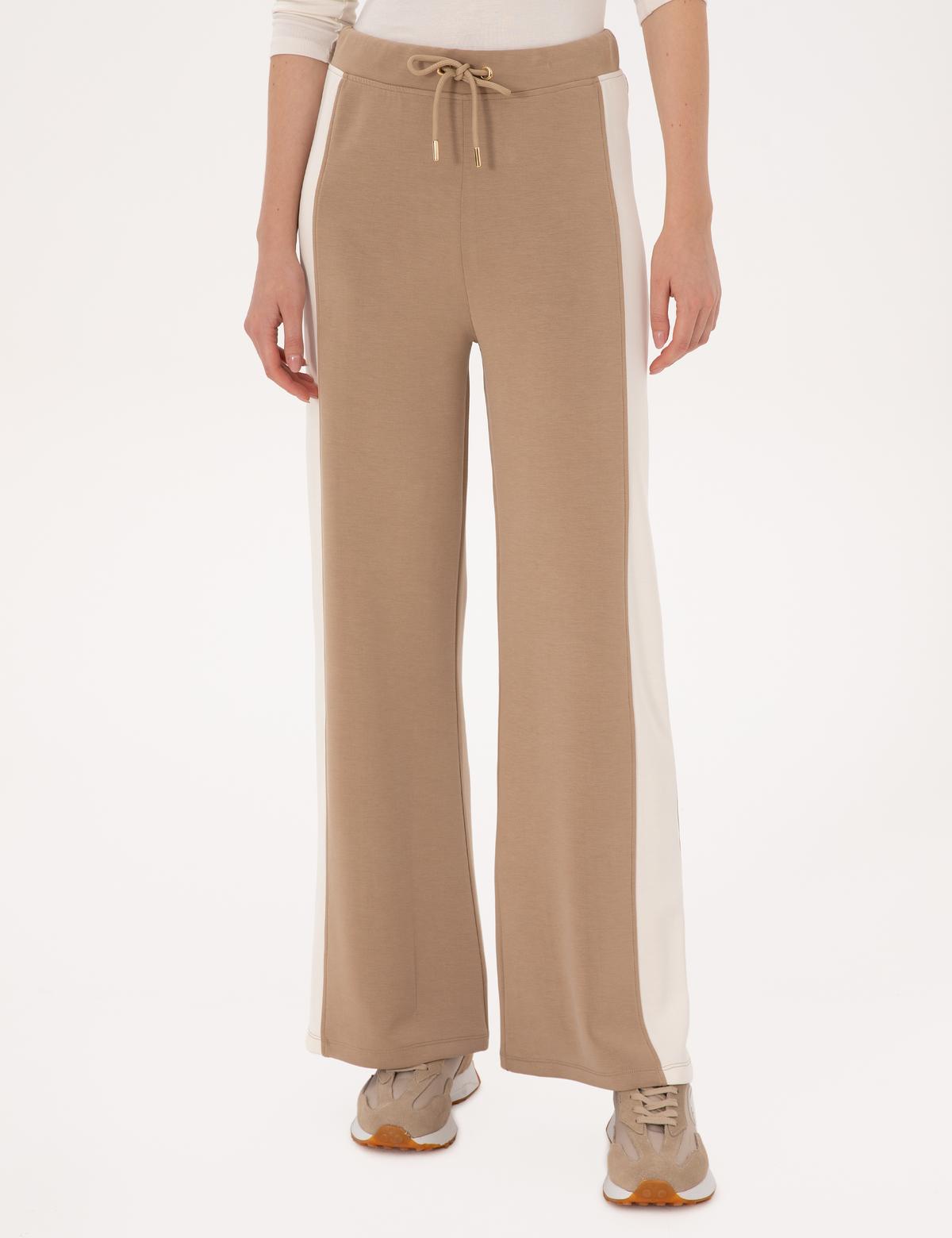 Bej Flare Fit Eşofman Altı - 50309252006