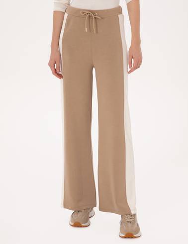 Bej Flare Fit Eşofman Altı