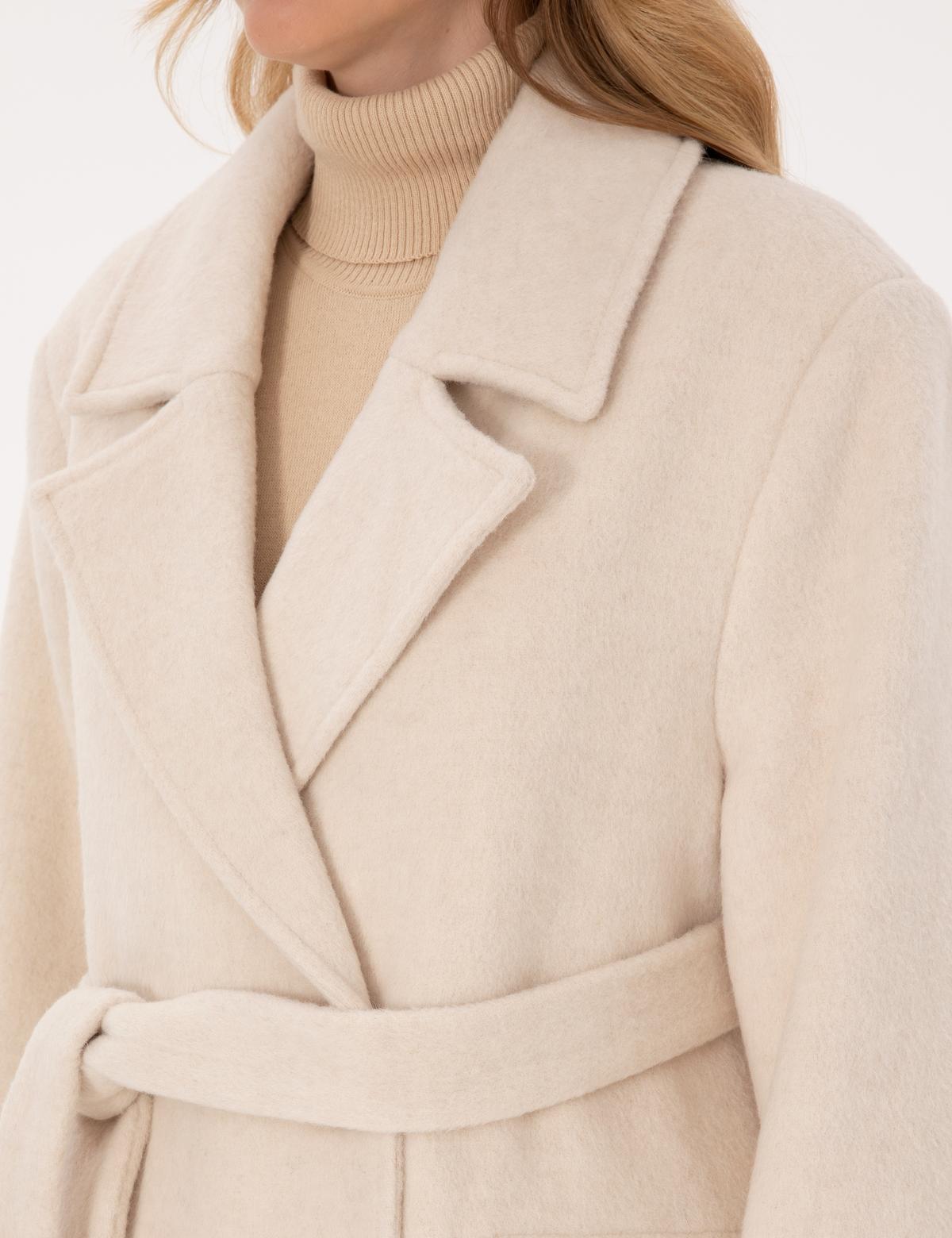 Ekru Kaşe Kaban - 50314331005