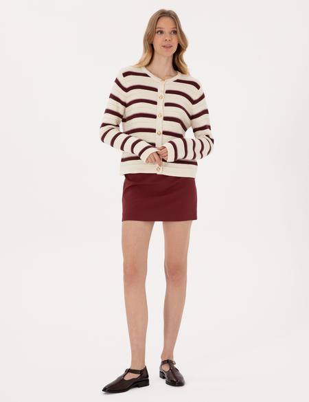 Vişne Regular Fit Triko Hırka - 50310974008