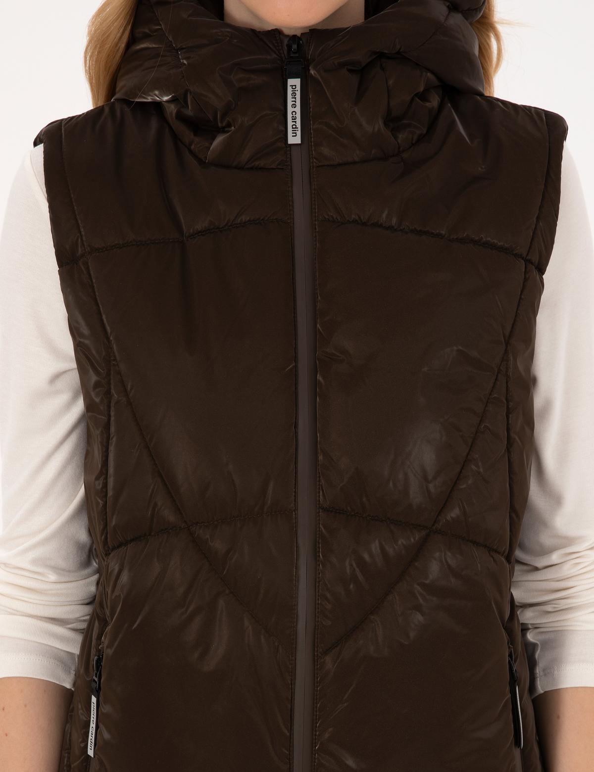 Kahverengi Regular Fit Yelek - 50308945013