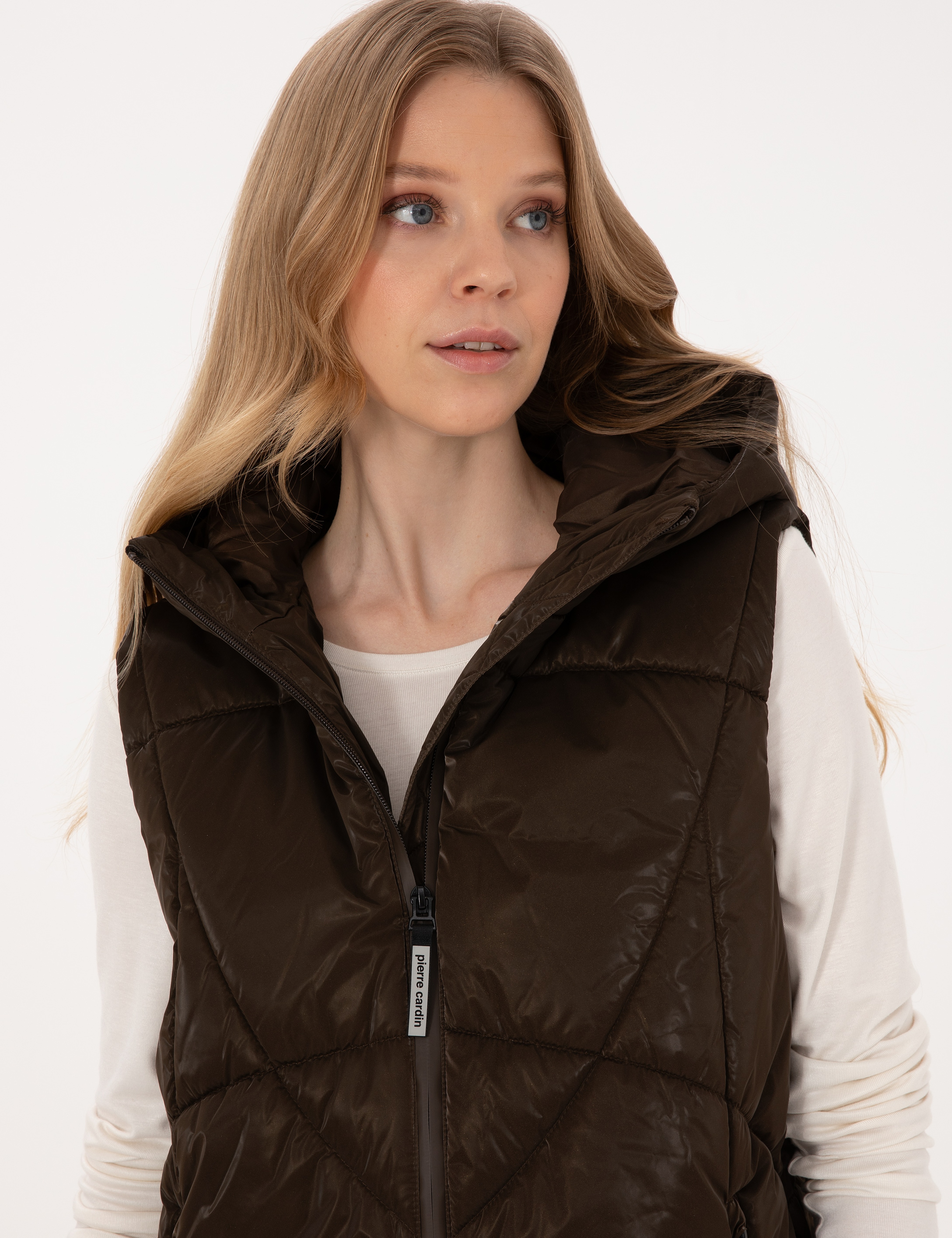 Kahverengi Regular Fit Yelek - Image 2