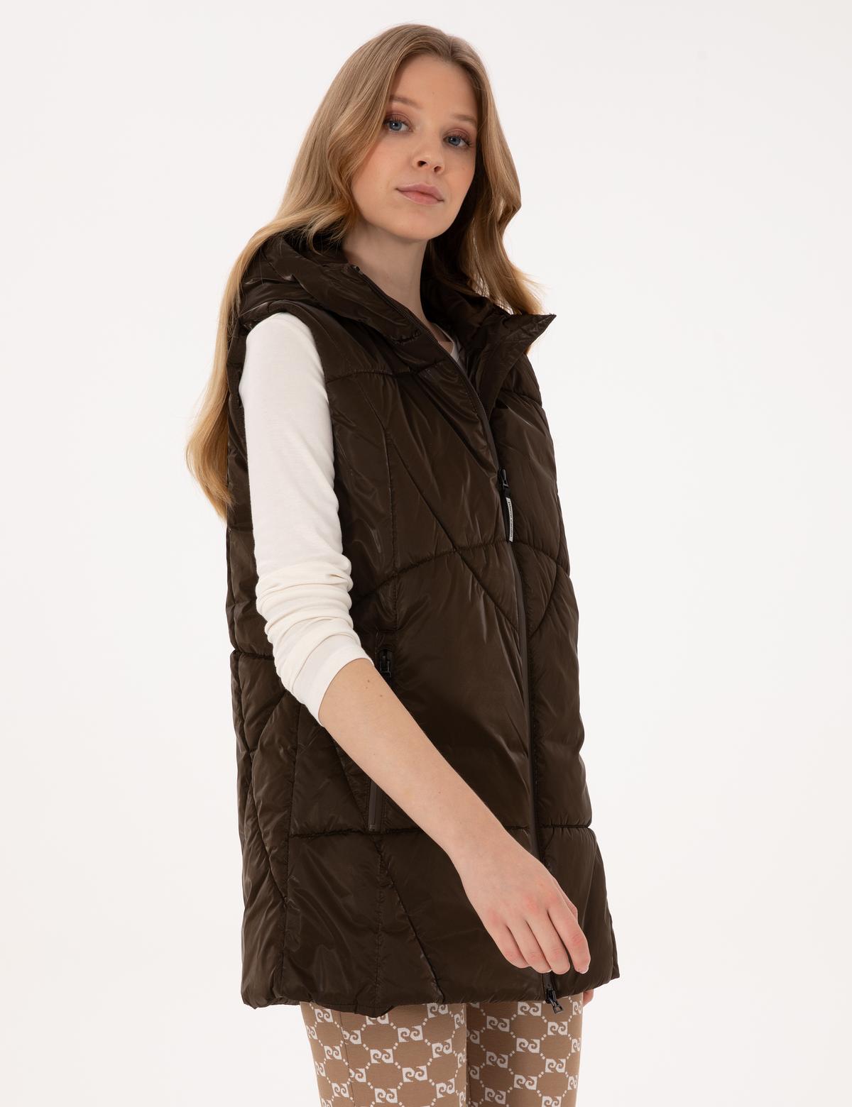 Kahverengi Regular Fit Yelek - 50308945013