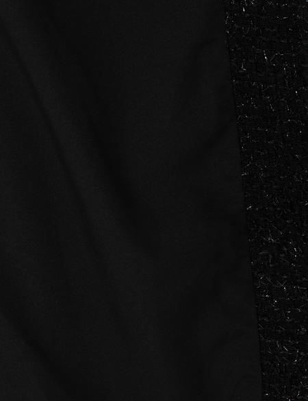 Siyah Crop Top Tüvit Ceket - 50319417017