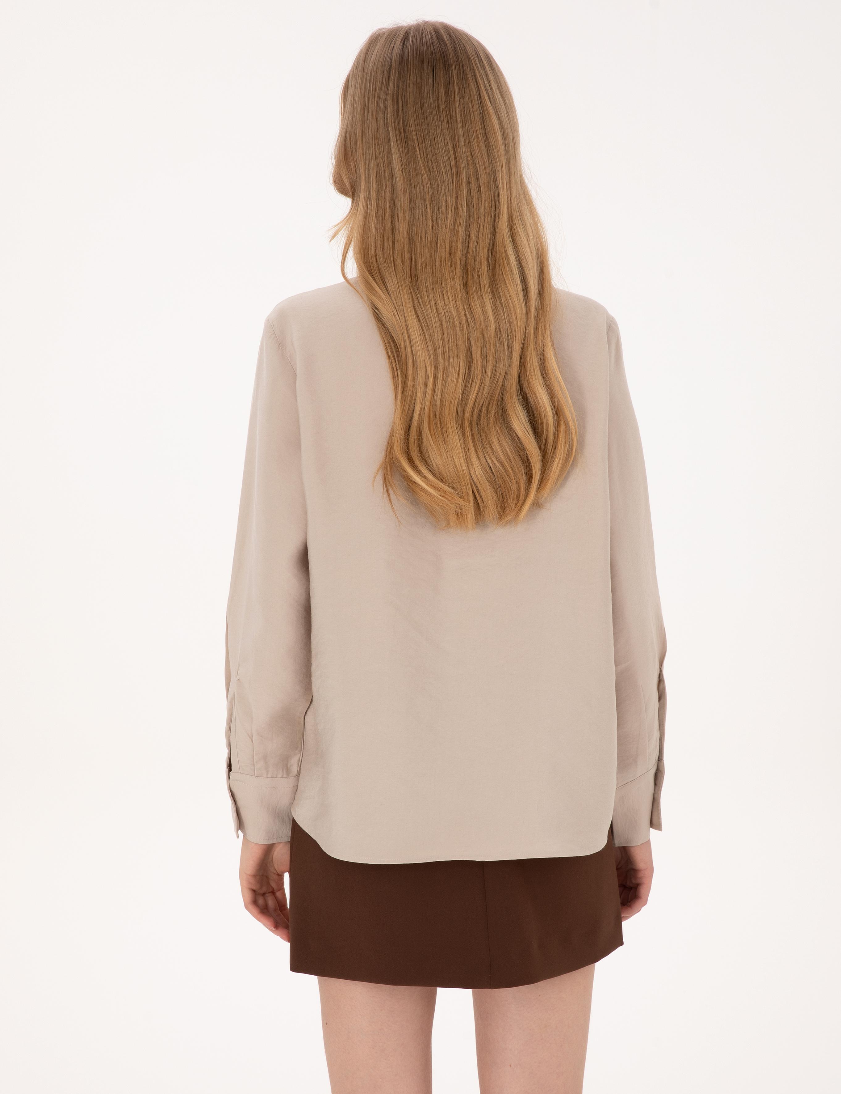 Vizon Modal Karışımlı Comfort Fit Uzun Kollu Gömlek