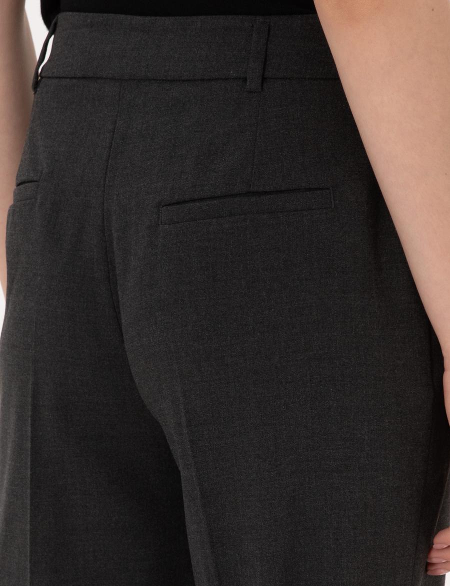 Antrasit Straight Fit Kumaş Pantolon