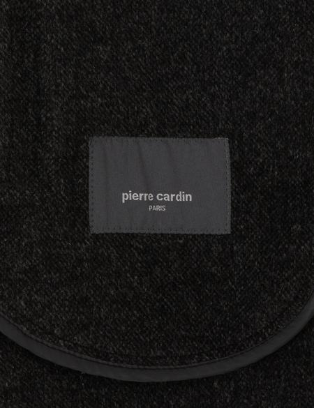 Antrasit Regular Fit Kaşe Kaban - 50315759052