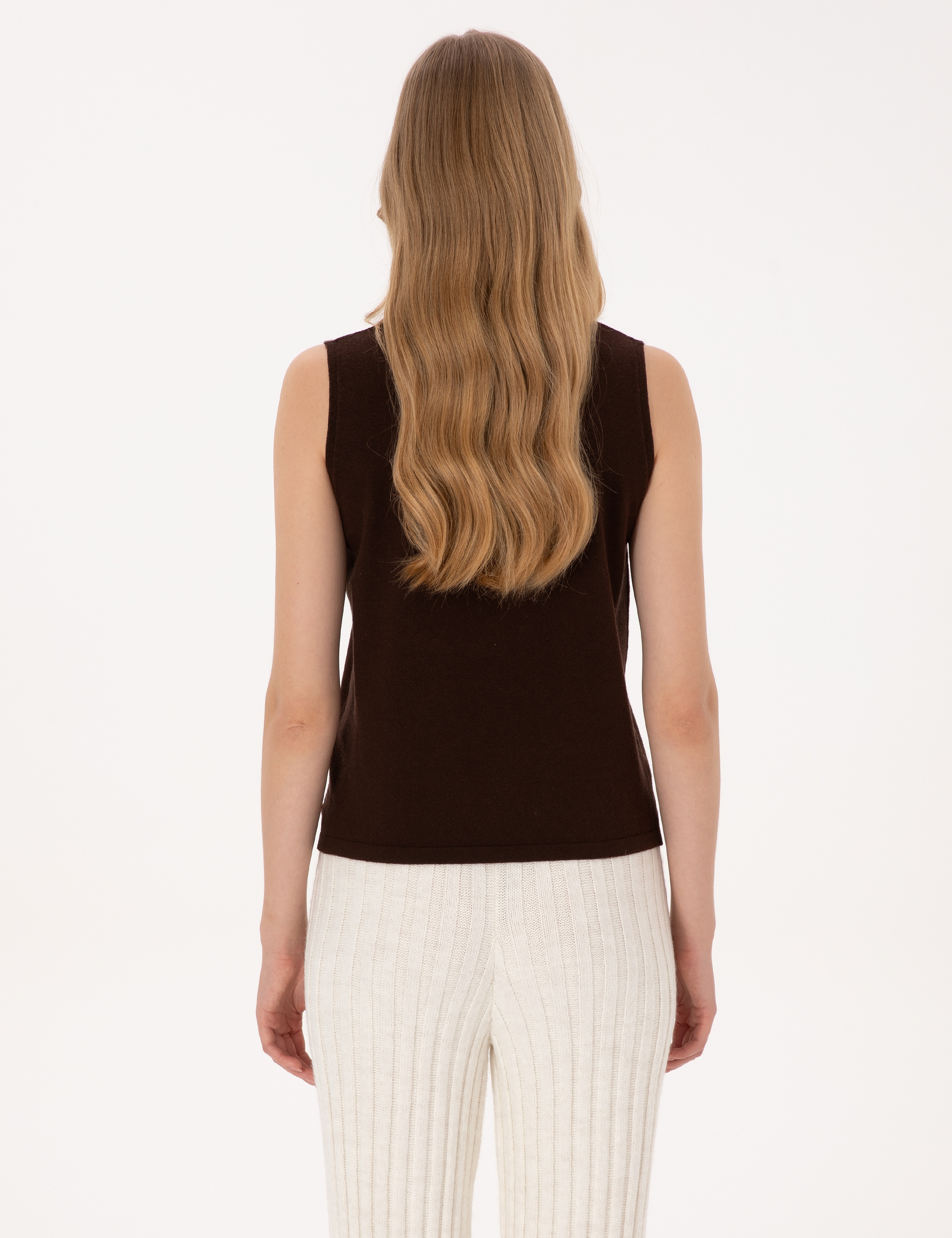Kahverengi Slim Fit Kazak