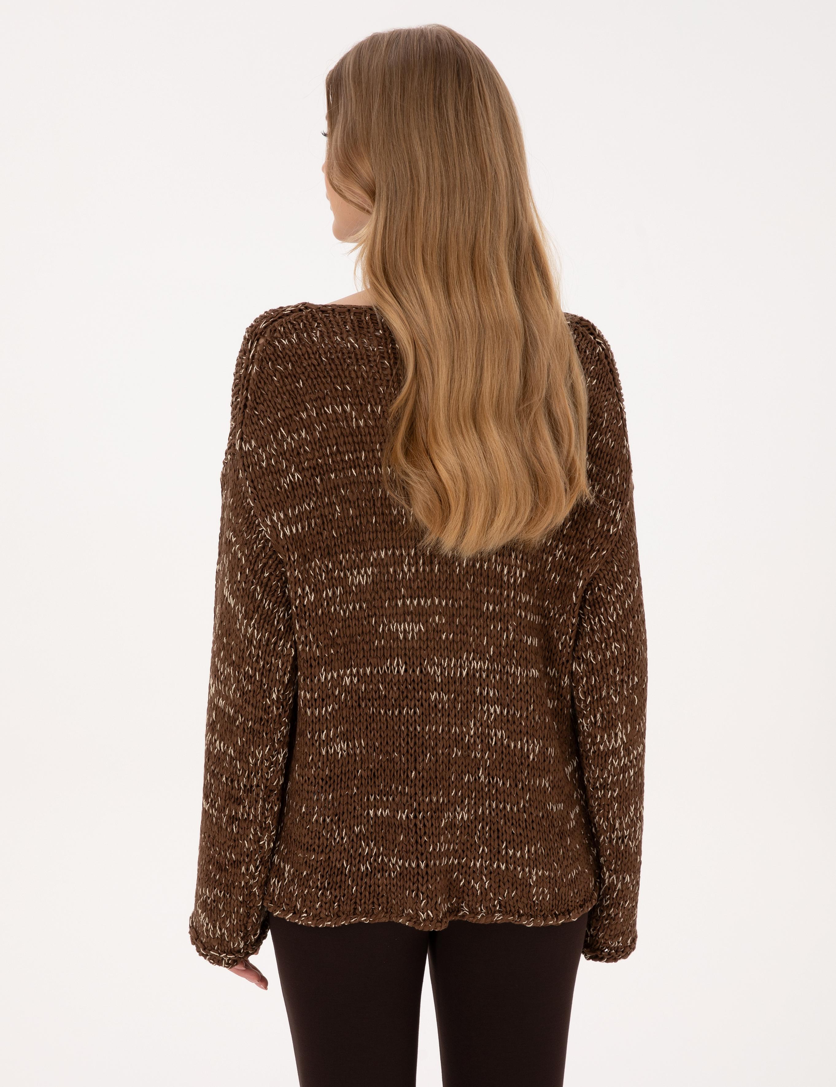 Kahverengi Comfort Fit Kazak