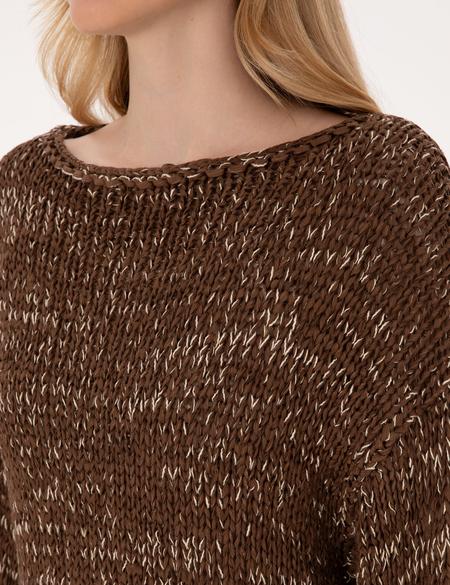 Kahverengi Comfort Fit Kazak - 50324797003