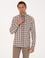 Kahverengi Kareli Regular Fit Uzun Kollu Gömlek