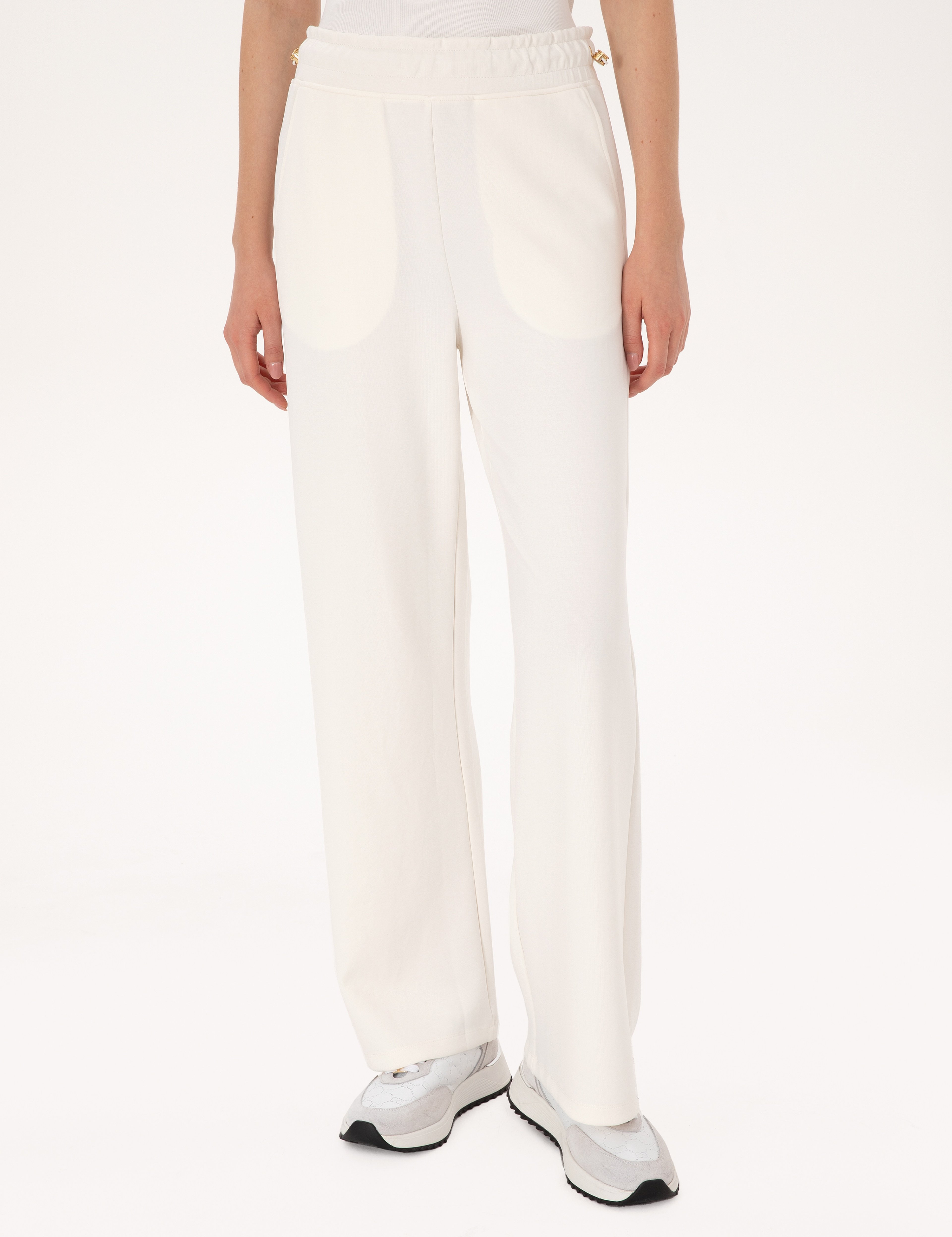 Ekru Loose Fit Eşofman Altı - Image 2