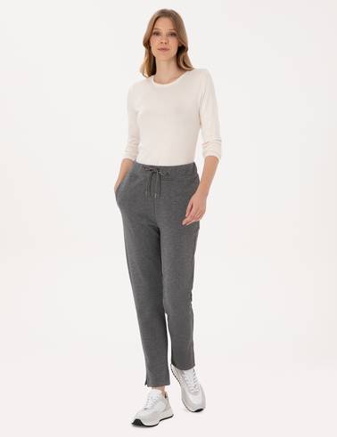 Gri Regular Fit Eşofman Altı