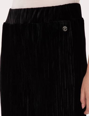 Siyah Loose Fit Eşofman Altı