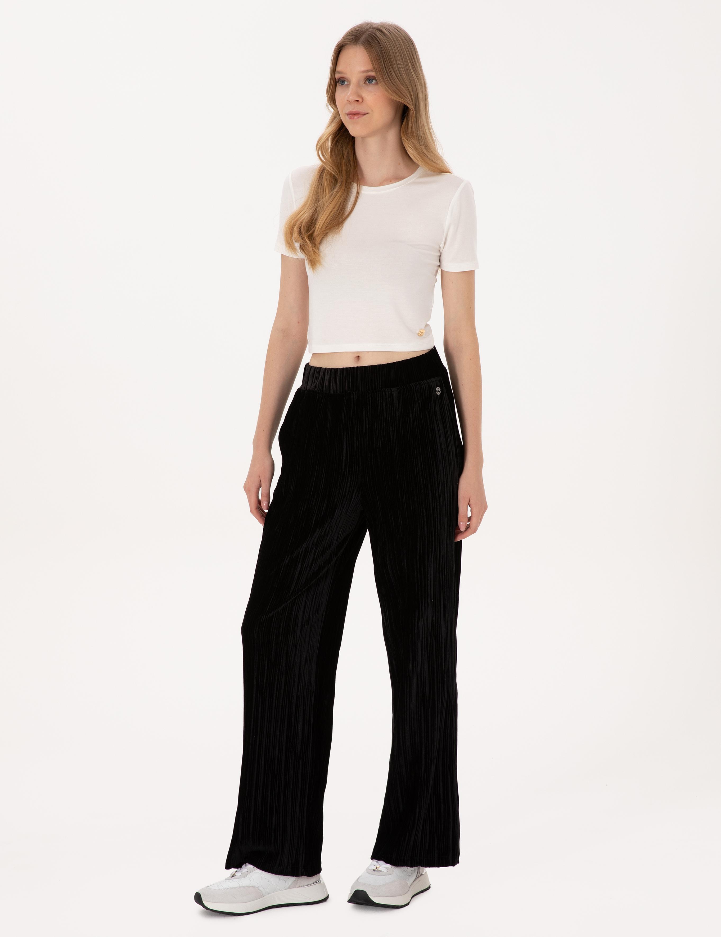 Siyah Loose Fit Eşofman Altı