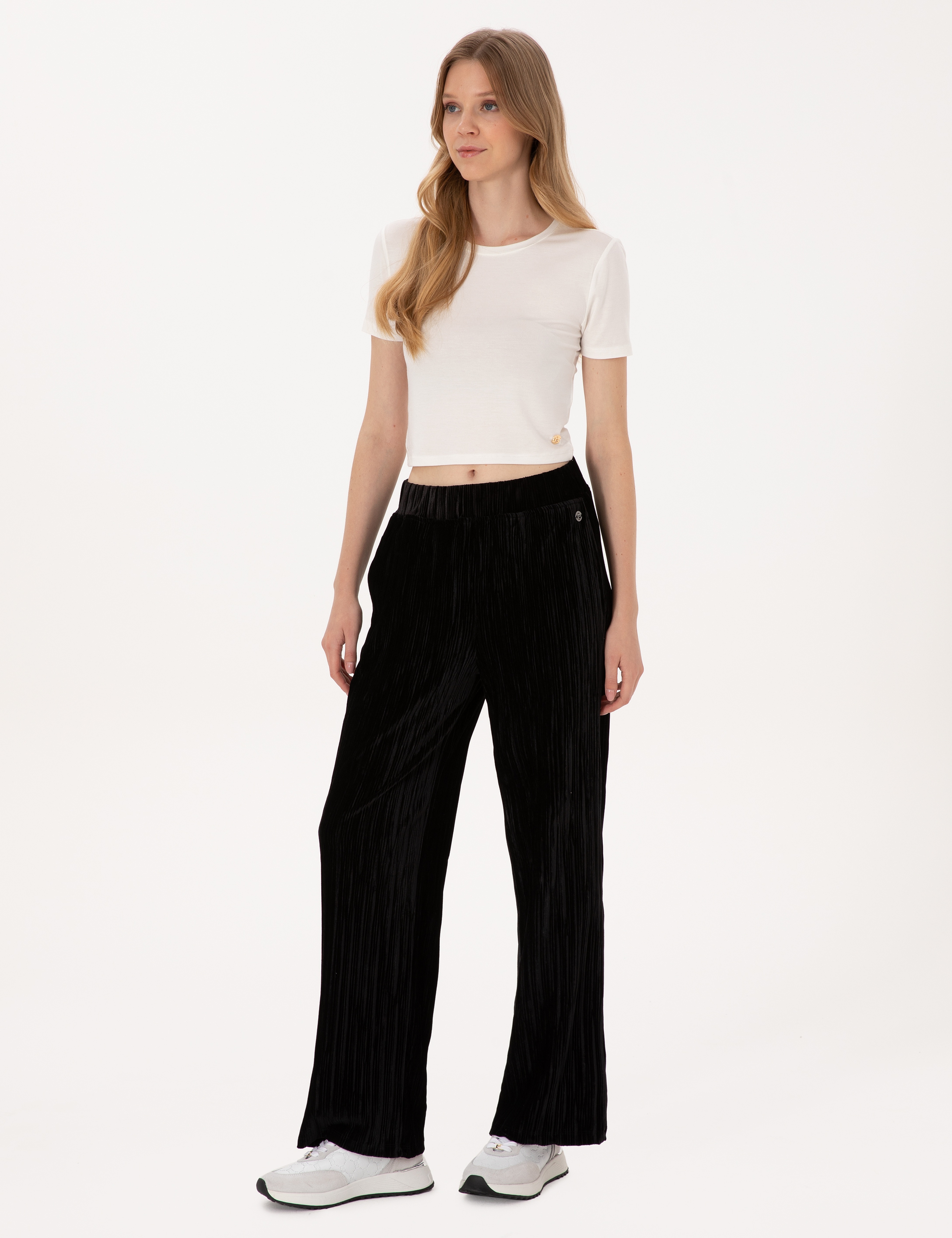Siyah Loose Fit Eşofman Altı - Image 3
