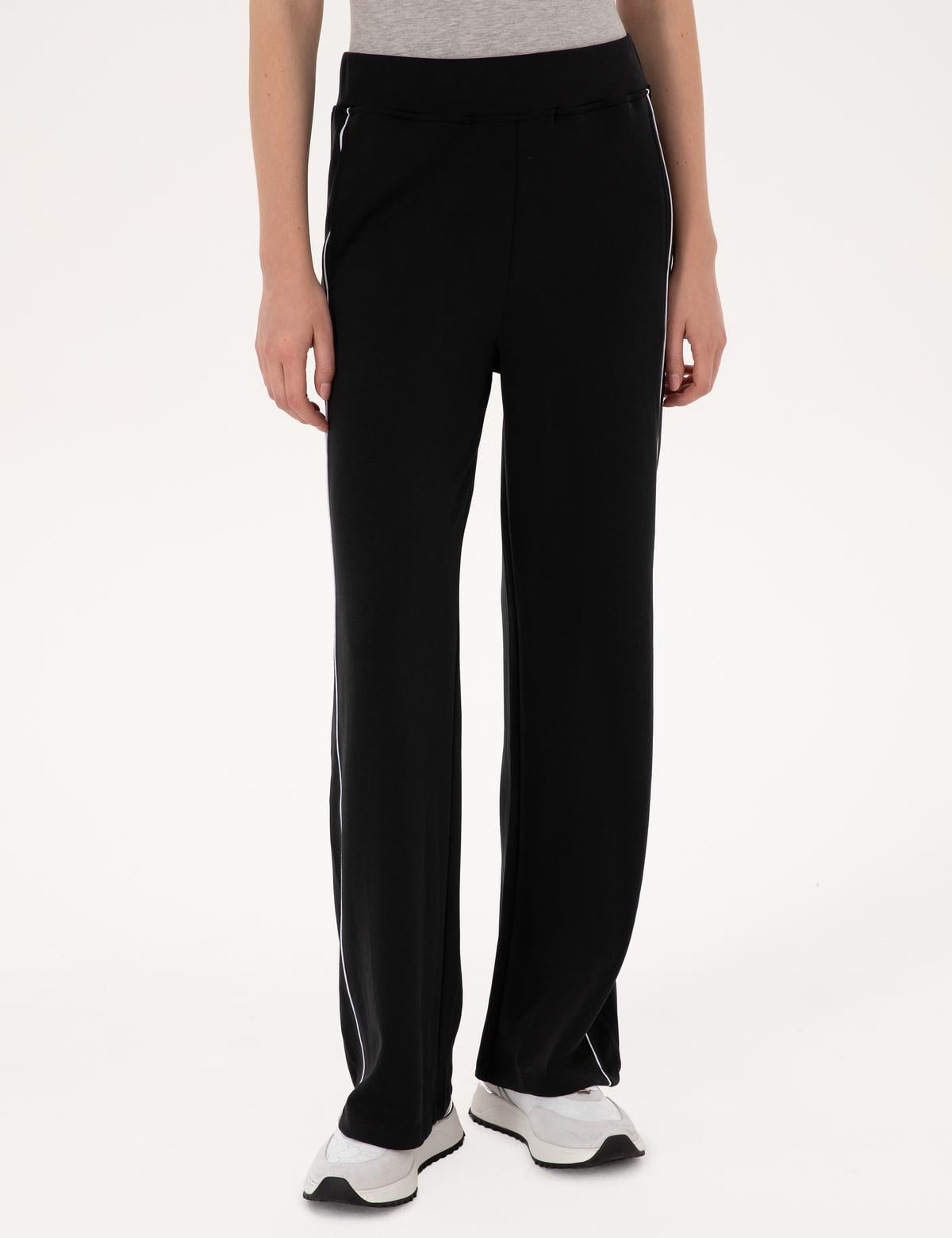 Siyah Loose Fit Eşofman Altı - 50309837026