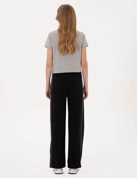 Siyah Loose Fit Eşofman Altı - 50309837026