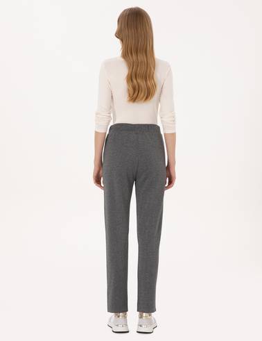 Gri Regular Fit Eşofman Altı