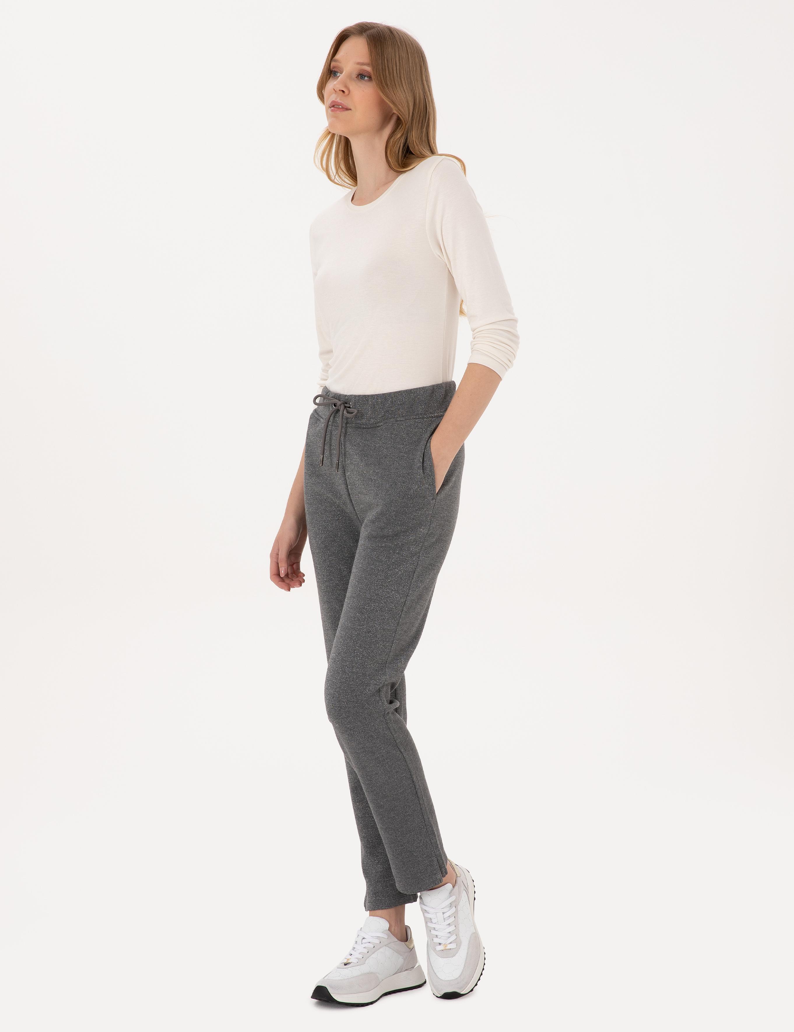 Gri Regular Fit Eşofman Altı