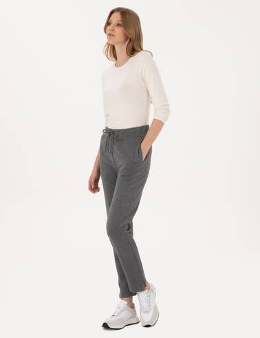 Gri Regular Fit Eşofman Altı
