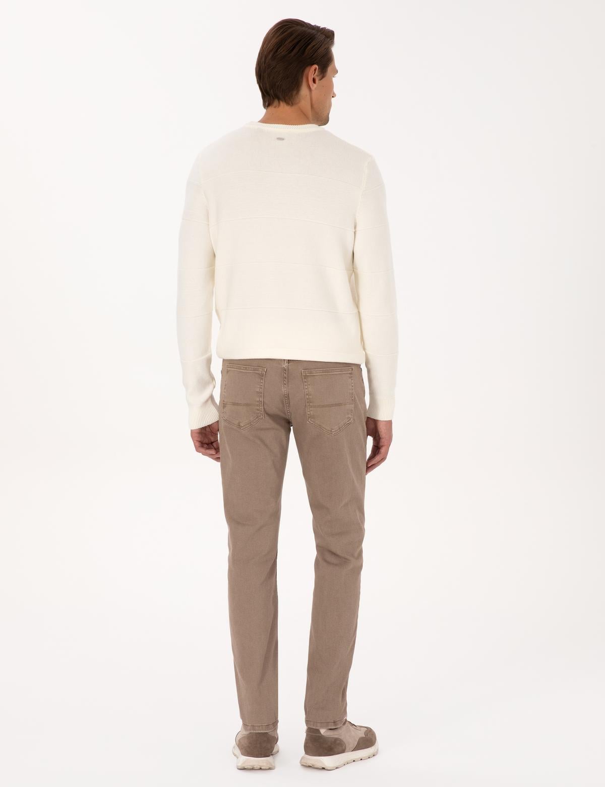 Bej Slim Fit Jean Pantolon - 50315264018