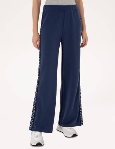 Lacivert Flare Fit Eşofman Altı