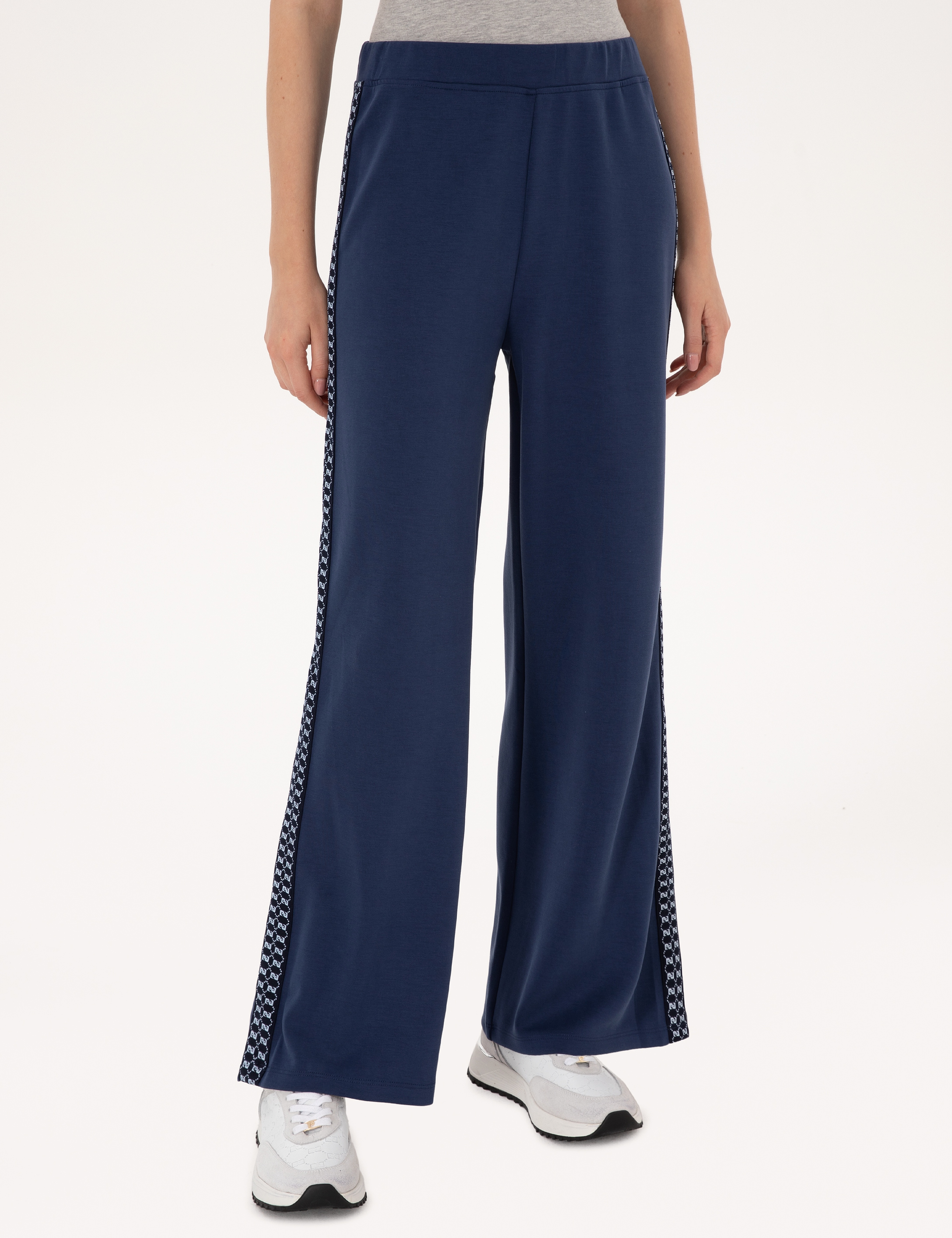 Lacivert Flare Fit Eşofman Altı - Image 2