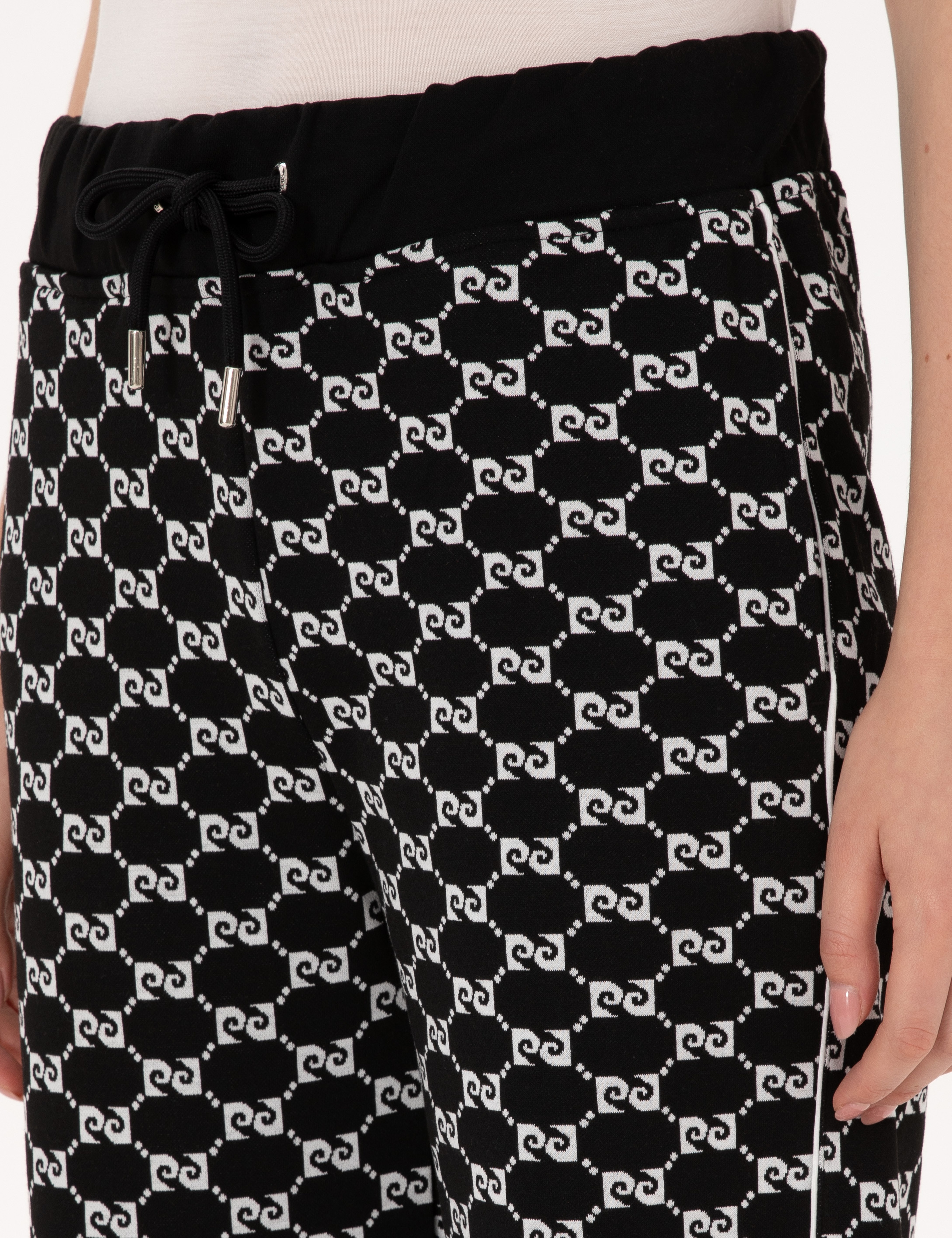 Siyah Loose Fit Eşofman Altı - Image 5