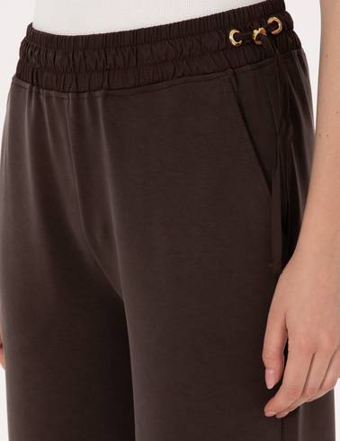 Kahverengi Loose Fit Eşofman Altı