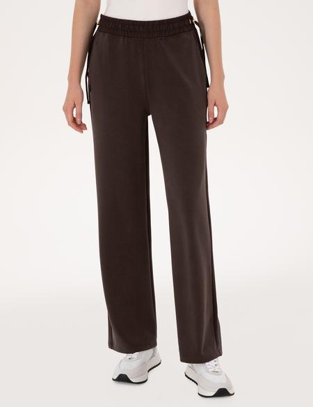 Kahverengi Loose Fit Eşofman Altı - 50315304013