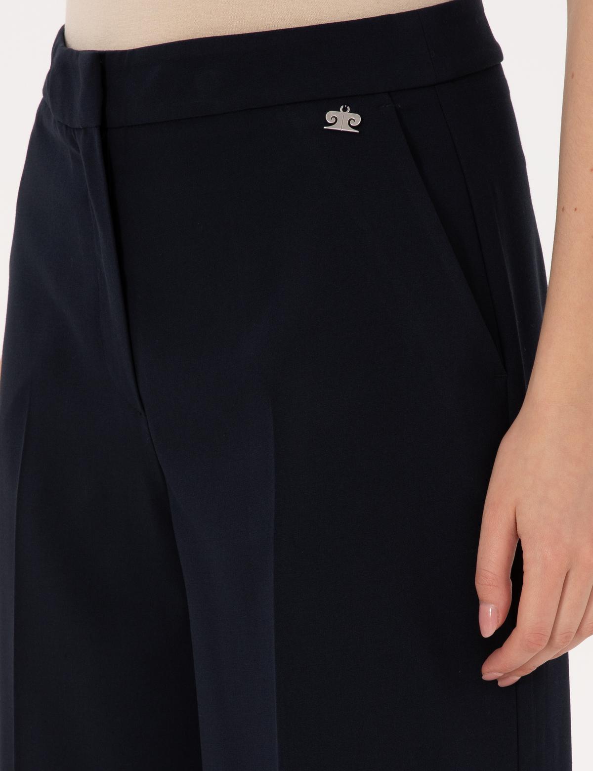 Lacivert Palazzo Kumaş Pantolon - 50319006001