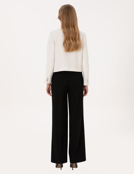 Siyah Palazzo Kumaş Pantolon - 50319006012