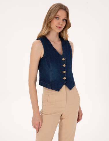 Saks Slim Fit Jean Yelek