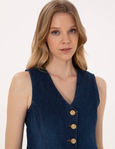 Saks Slim Fit Jean Yelek