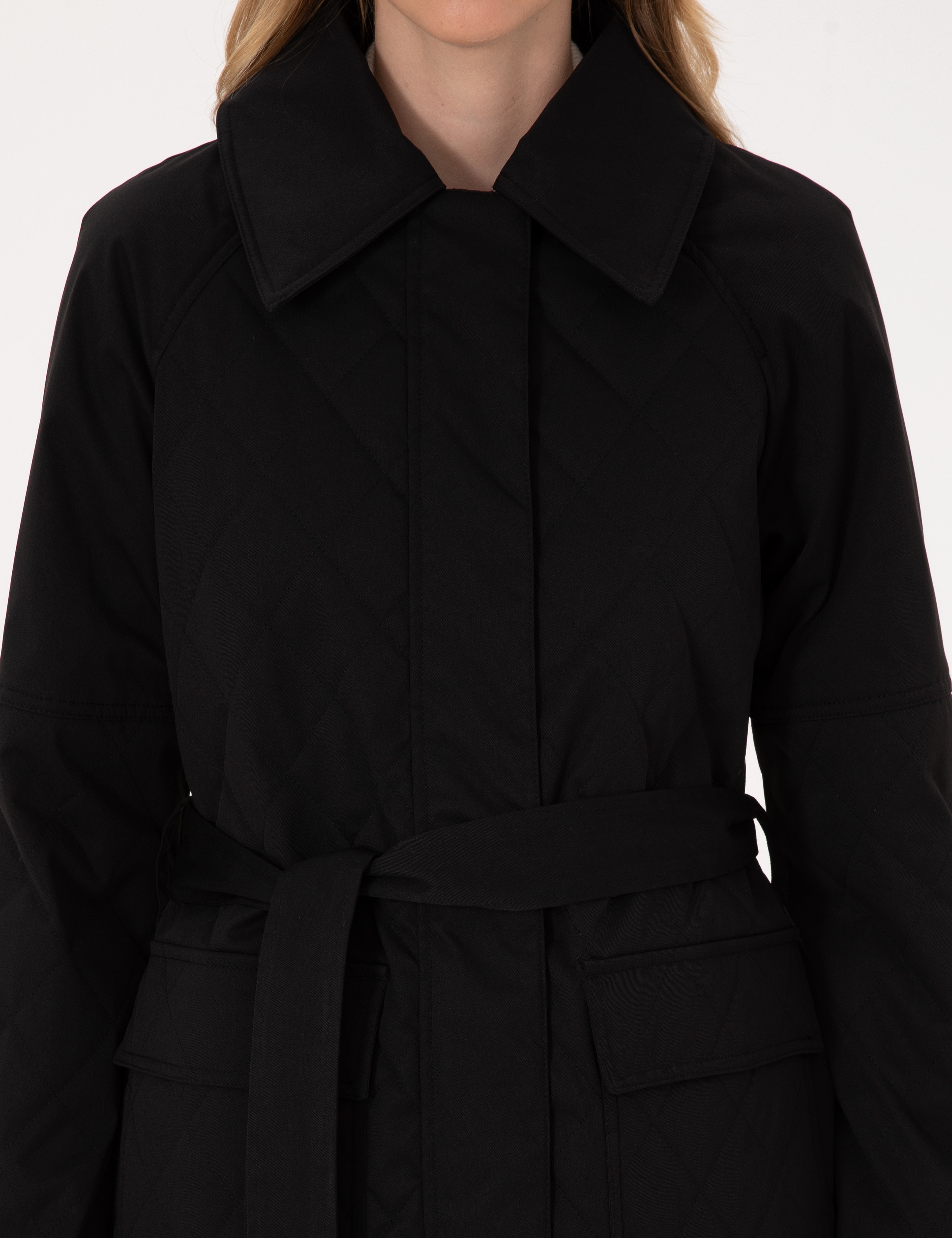 Siyah Regular Fit Kaban - Image 7