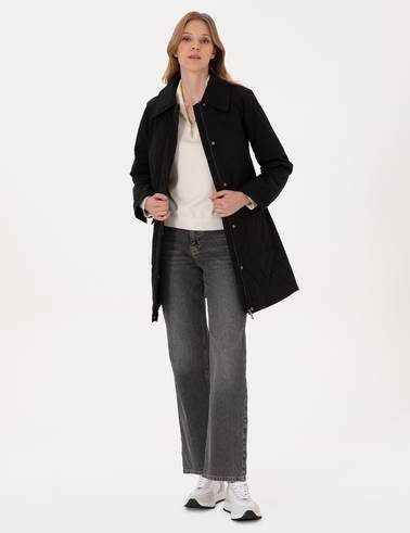 Siyah Regular Fit Kaban