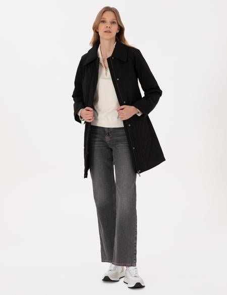 Siyah Regular Fit Kaban - 50313891013