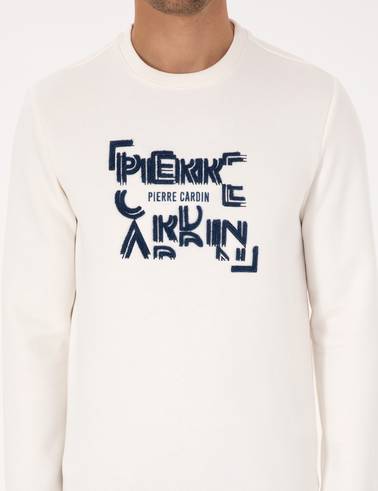 Ekru Regular Fit Sweatshirt